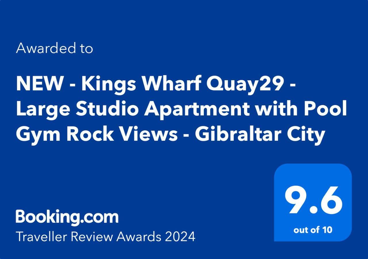 Kings Wharf Quay29 - Large Studio Apartment With 3 Pools - Gym - Rock Views - Holiday And Short Let Apartments In 지브롤터 외부 사진
